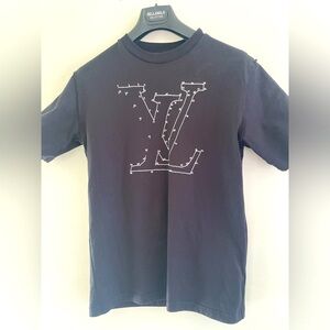 LOUIS VUITTON SHIRT BLACK/WHITE SIZE MEDIUM